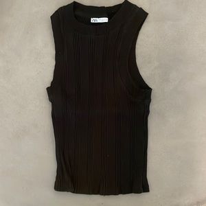 Zara high neck tank